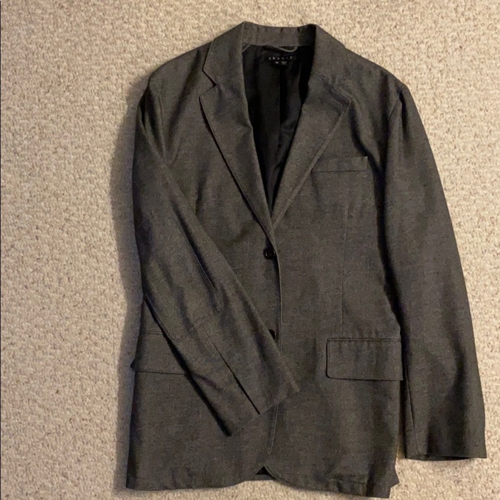 Theory - Men’s blazer with elbow patch